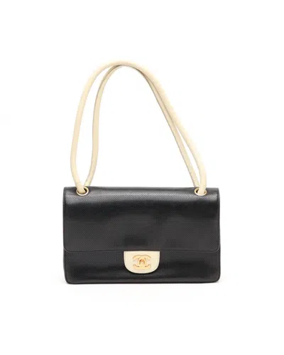 Pre-owned Chanel Medium Perforated Single Flap Bag In Multi