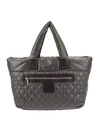 Pre-owned Chanel Medium Twisted Tote In Neutral