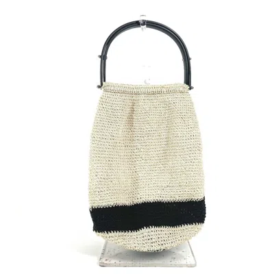 Pre-owned Chanel Mesh Handbag () In White