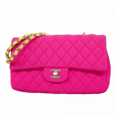 Pre-owned Chanel Mesh Shoulder Bag () In Pink