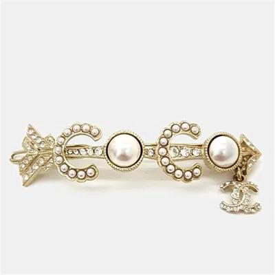 Pre-owned Chanel Metal Arrow Coco Hair Clip