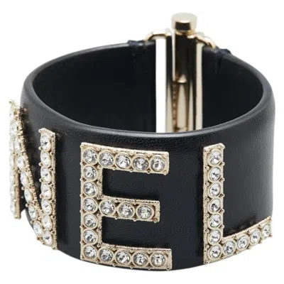 Pre-owned Chanel Metal Bangle () In Black
