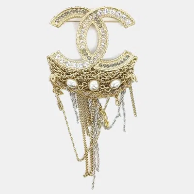 Pre-owned Chanel Metal Brooch In Multi