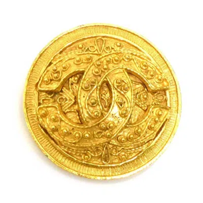 Pre-owned Chanel Metal Brooch () In Gold