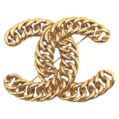 Pre-owned Chanel Metal Brooch () In Gold