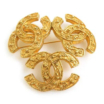 Pre-owned Chanel Metal Brooch () In Gold