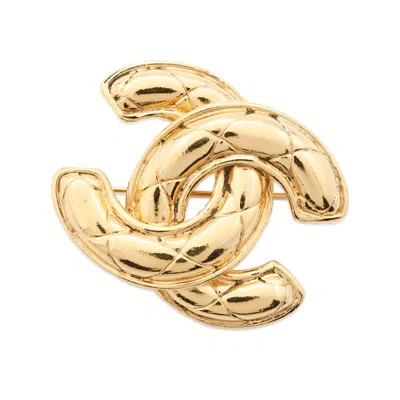 Pre-owned Chanel Metal Brooch () In Gold