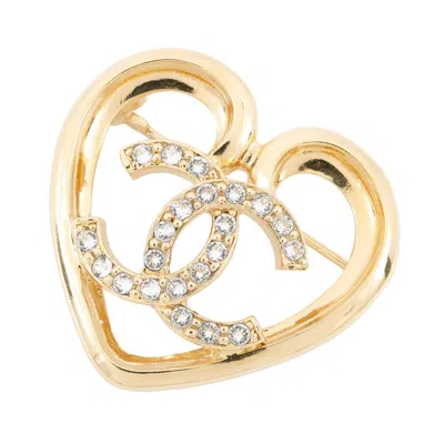 Pre-owned Chanel Metal Brooch () In Gold