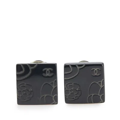 Pre-owned Chanel Metal Clip Earrings () In Black