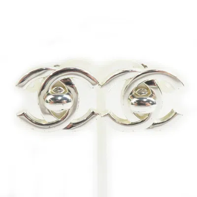 Pre-owned Chanel Metal Clip Earrings () In Silver