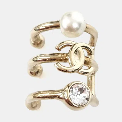Pre-owned Chanel Metal Ear Cuff In Multicolor