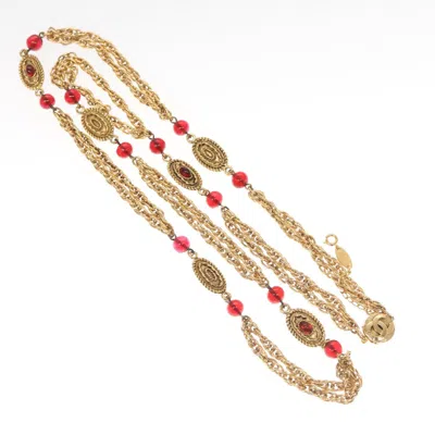 Pre-owned Chanel Metal Necklace Jewelry () In Gold