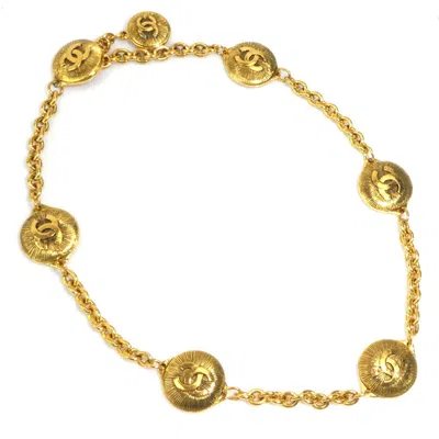 Pre-owned Chanel Metal Necklace () In Gold