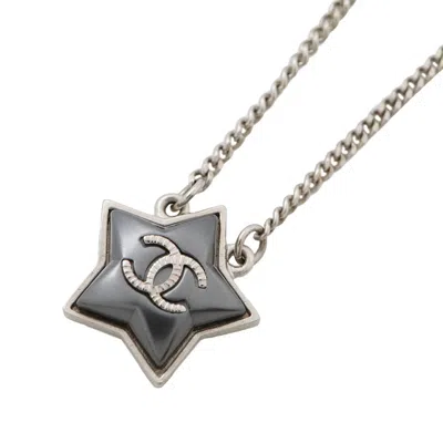 Pre-owned Chanel Metal Necklace () In Gray