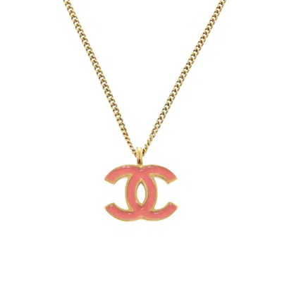 Pre-owned Chanel Metal Necklace () In Orange
