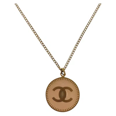 Pre-owned Chanel Metal Necklace () In Orange