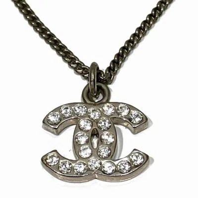 Pre-owned Chanel Metal Necklace () In Silver