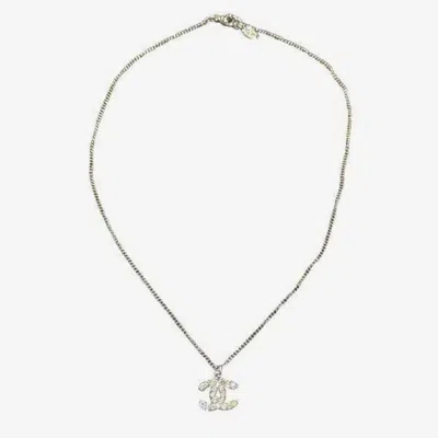 Pre-owned Chanel Metal Necklace () In Silver