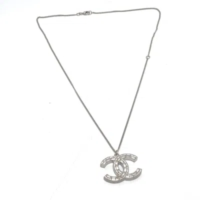 Pre-owned Chanel Metal Necklace () In Silver