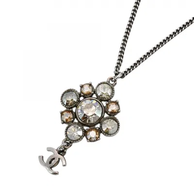 Pre-owned Chanel Metal Necklace () In Silver