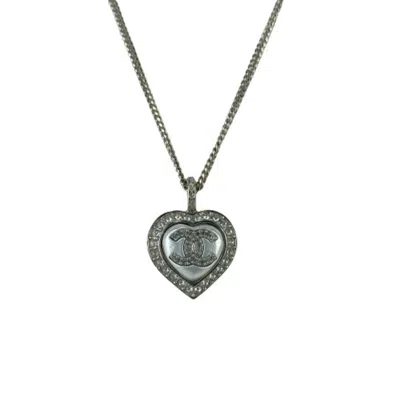 Pre-owned Chanel Metal Necklace () In Silver