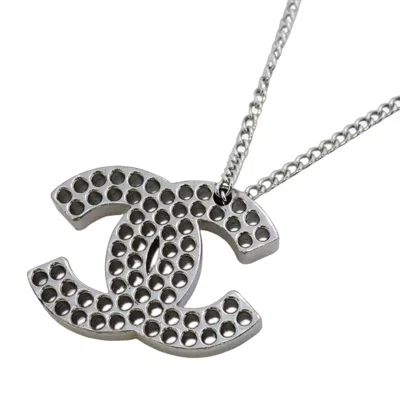 Pre-owned Chanel Metal Necklace () In Silver