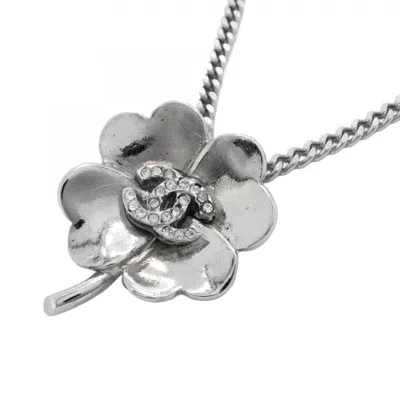 Pre-owned Chanel Metal Necklace () In Silver