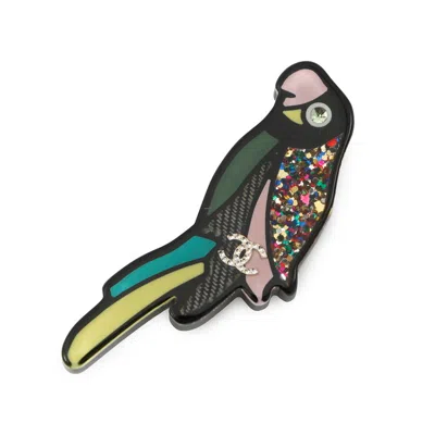 Pre-owned Chanel Metal Plastic Brooch () In Multi