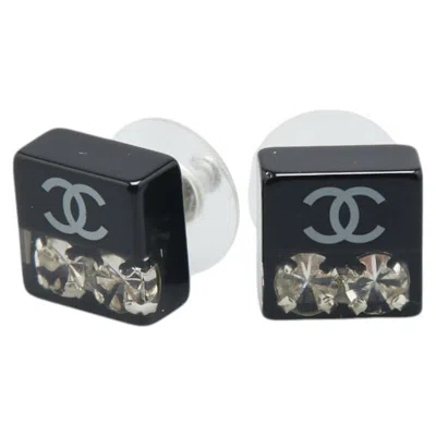 Pre-owned Chanel Metal Plastic Stud Earrings () In Multi