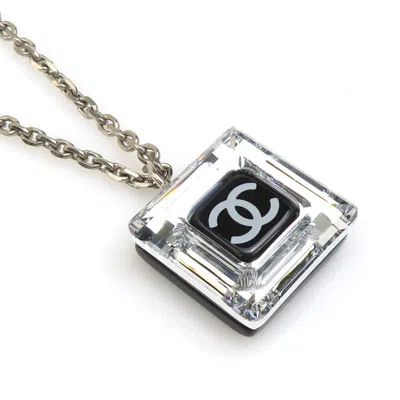 Pre-owned Chanel Metal Resin Necklace () In Black