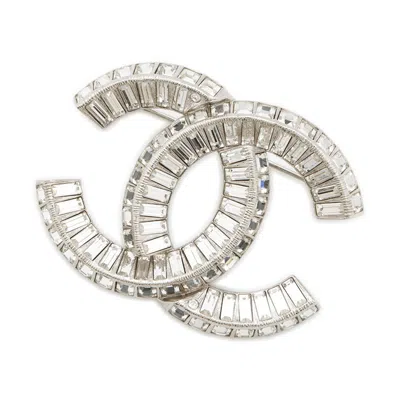 Pre-owned Chanel Metal Rhinestone Brooch () In Multi