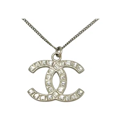 Pre-owned Chanel Metal Rhinestone Necklace () In Multi
