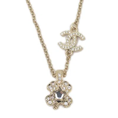 Pre-owned Chanel Metal Rhinestone Necklace () In Multi