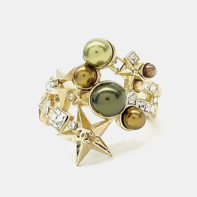 Pre-owned Chanel Metal Ring In Multi