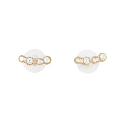 Pre-owned Chanel Metal Stud Earrings () In Gold
