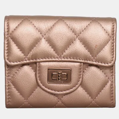 Pre-owned Chanel Metallic 2.55 Coin Flap Purse