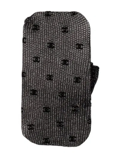 Pre-owned Chanel Metallic Cc Knit Tights In Multi