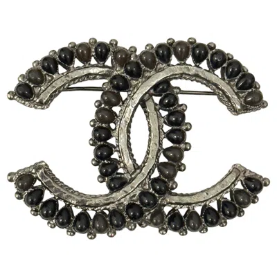 Pre-owned Chanel Métiers D'art Paris Dallas Pre Fall 2014 Cc Logo Brooch In Multi