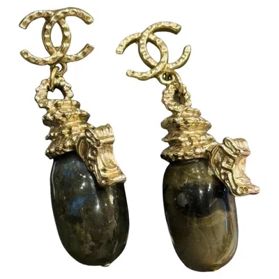 Pre-owned Chanel Métiers D'art Paris Shanghai Pre Fall 2010 Dragoon Earrings In Multi