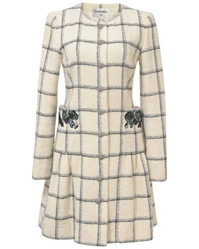 Pre-owned Chanel Midi Embroidered Dress (authentic Pre-loved)