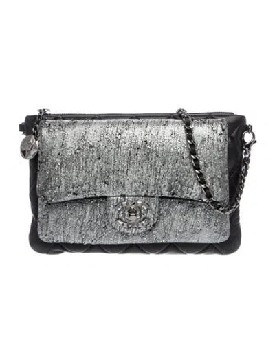 Pre-owned Chanel Mineral Nights Clutch W/ Chain In Multi