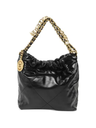 Chanel Mini 22 Chain-strap Tote Bag In Animal Print