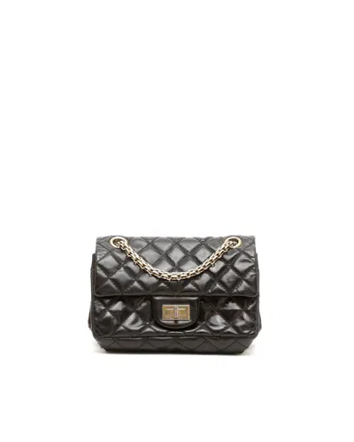 Chanel Mini 2.55 Reissue Bag In Black