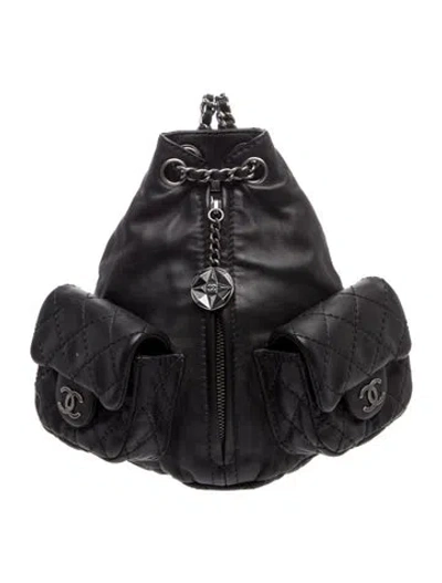 Pre-owned Chanel Mini Backpack Is Back In Black