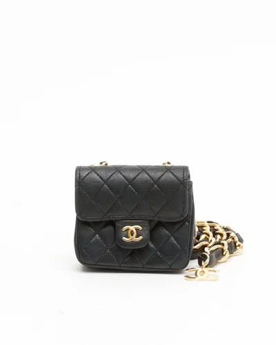 Pre-owned Chanel Mini Bag With Chain Belt