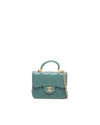 Pre-owned Chanel Mini Chain Top Handle Bag