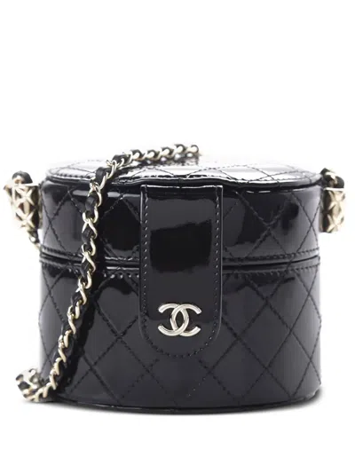 Pre-owned Chanel Mini Jewellery-box Crossbody Bag In Black