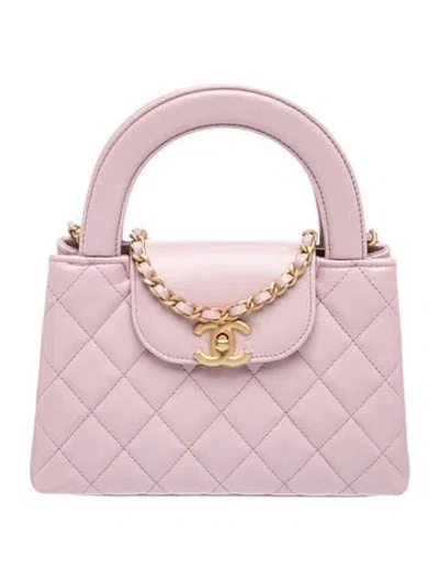 Pre-owned Chanel Mini Kelly Shopper W/ Tags In Pink