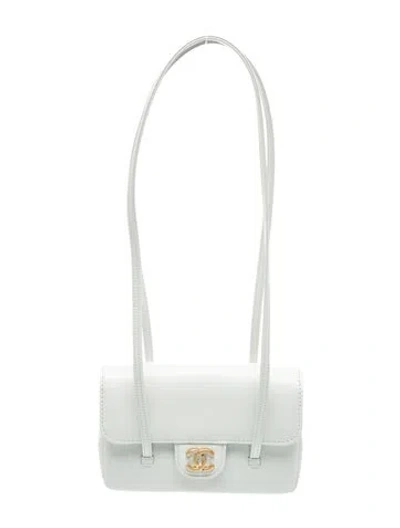 Pre-owned Chanel Mini Preppy Coco In Blue