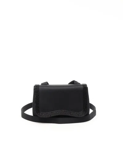 Chanel Mini Satin Beads Bag In Black